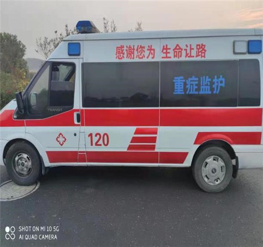 西陵救护车出租服务案例3